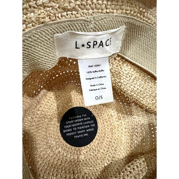 Wyeth Straw Bucket Hat Women’s One Size Beige Natural - Picture 6 of 6